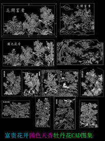 富贵花开CAD图