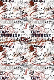 白底涂鸦风格民族文化