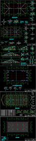 钢结构四坡桁架屋面施工图