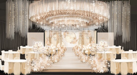 香槟色婚礼效果图