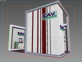 展台 3d展览设计 展台设计 