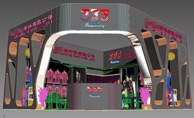 展台 3d展览设计 展台设计 