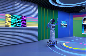 学校展厅设计案例效果图