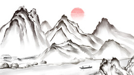 山水画 晶瓷画 新中式