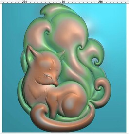 随型九尾狐睡美人