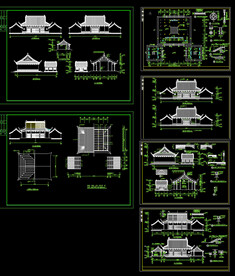财神殿全套施工图 