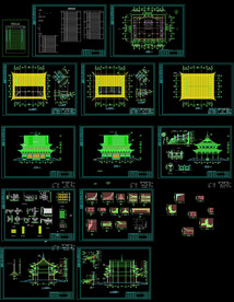 大雄宝殿建筑施工图
