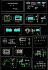 天王殿建筑施工图