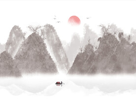 山水画 晶瓷画 新中式