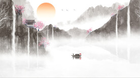 山水画 晶瓷画 新中式