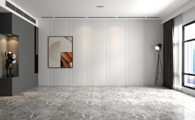 现代极简客厅空场景