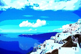 6090厘米装饰油画素材可印刷