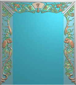 蝙蝠镂空佛龛神台