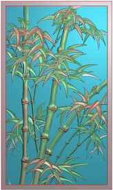 竹子屏风