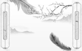 框画现代无框新画 文件分层 