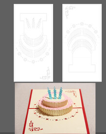 生日立体贺卡