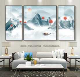 抽象装饰画客厅装饰画挂画无框画