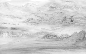 简约 风景新款山水 文件分层 