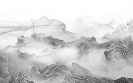 高清 风景新款山水 文件分层 