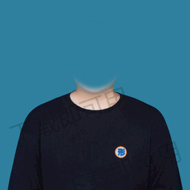 女士短袖证件照