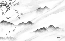 高端新山水高清画 文件分层画