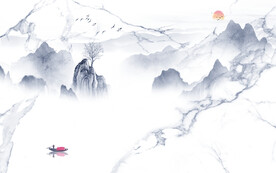 最新高清新山水画 文件分层画