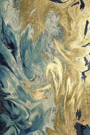 抽象水彩笔纹理创意装饰画