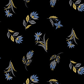 卡通 小花 叶子