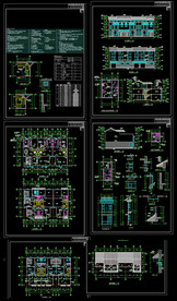 民居式联排别墅施工图