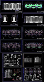 民居商贸城建筑施工图