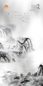 装饰画 晶瓷画 新中式