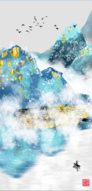 装饰画 晶瓷画 新中式