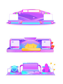 618电商大促边框元素