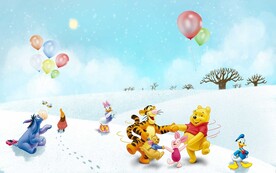 卡通儿童房背景墙