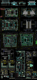 寺庙主配套建筑建筑结构施工图