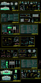 徽派中式四合院建筑图纸