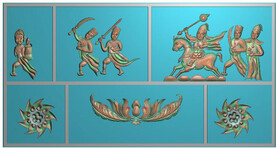 石雕墓碑灰度图人物