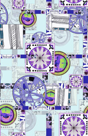 大牌花型 数码印花 