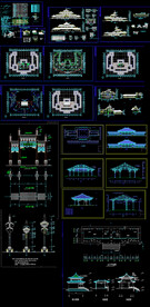 仿古山门建筑图纸