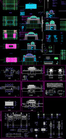 古城门建筑施工图
