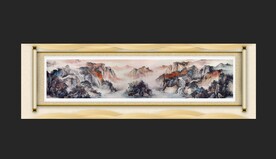 聚宝盆山水装饰画