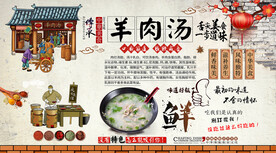 羊肉汤背景墙