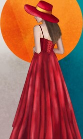 爱马仕美女装饰画