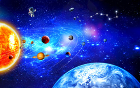 唯美浩瀚宇宙星空吊顶