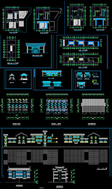 古建商业街建筑施工图