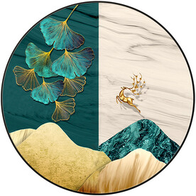 装饰画 晶瓷画 新中式