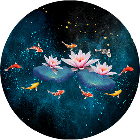 装饰画 晶瓷画 新中式