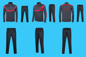 运动服套装设计效果图