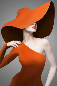 装饰画 晶瓷画 美女画