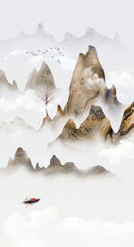 装饰画 晶瓷画 新中式